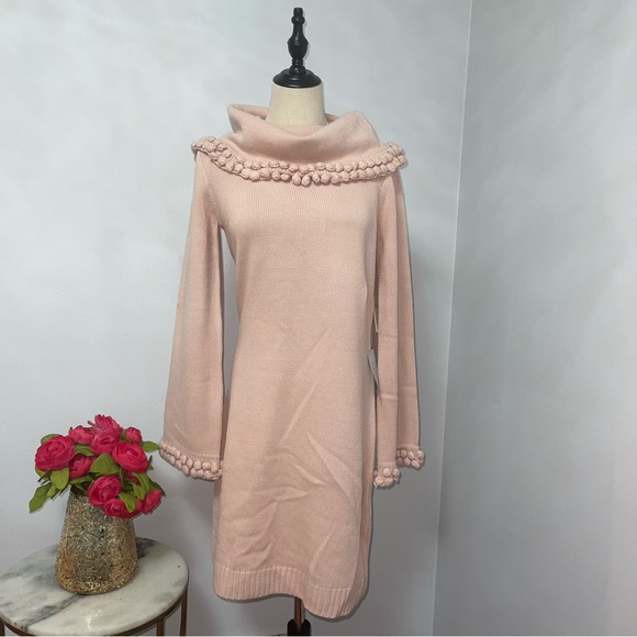 Blush Eliza J Turtleneck Sweater Dress / Perfect For Fall & Winter/ New With Tag - Picture 9 of 17